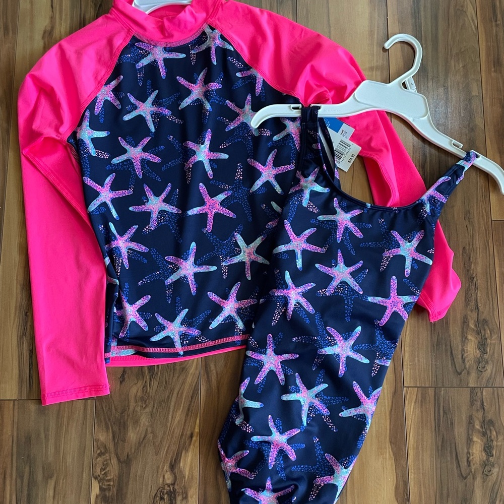 Kids Starfish Swim Set - Pink and Blue